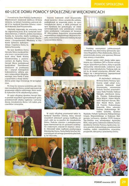 DPS Wi�ckowice - 60 lecie gazeta
