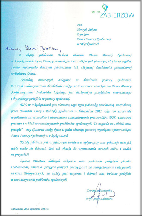 DPS Wi�ckowice - Jubileusz 60-lecia
