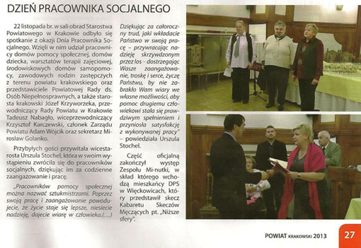DPS Wi�ckowice - Dzie� Pracownika Socjalnego