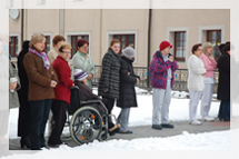 DPS Wi�ckowice - PEREGRYNACJA OBRAZU JEZUSA MI�OSIERNEGO